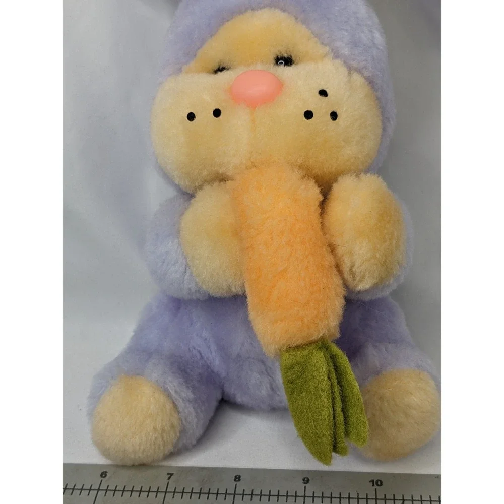 Easter Rabbit Bunny Plush Carrot Purple 11 Inch MTY International Stuffed Animal